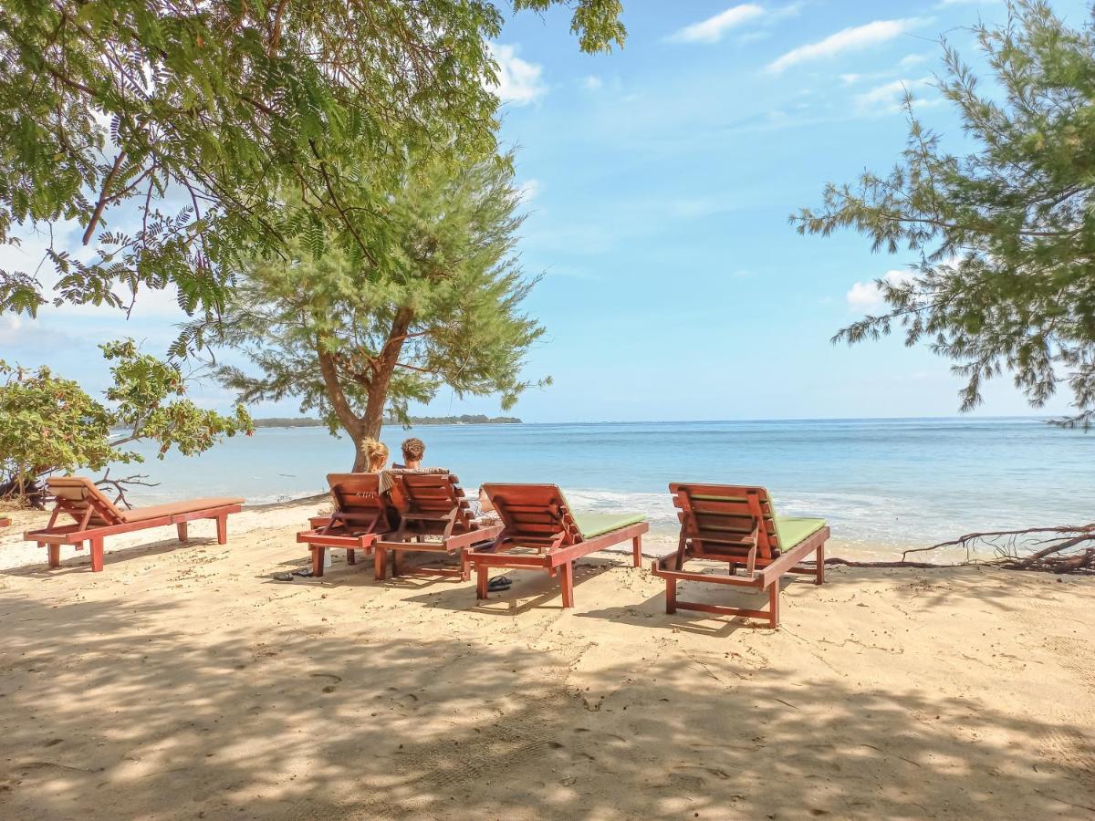 Nusa Indah Bungalows กิลิไอร์ ภายนอก รูปภาพ